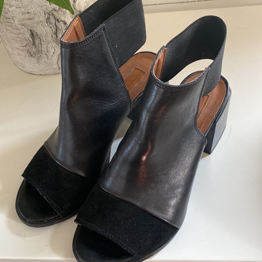 Topshop Black chunky Heal 6.5